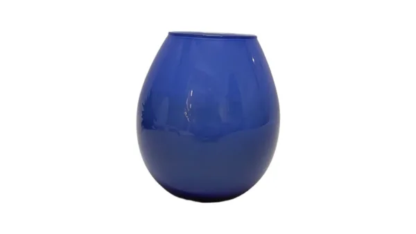Dekorativ Blomstervase terracotta blå 39 cm OCANA - Billede 2