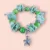 Kystglimt armbånd med turkis og stjerne