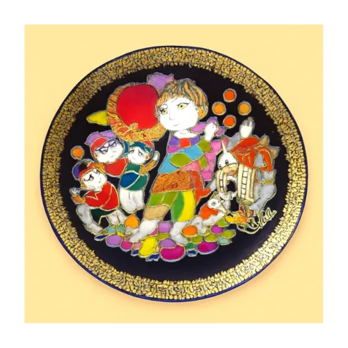 Bjørn Wiinblad platter- Aladin fra Rosenthal ny i æske