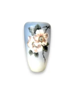 Vase Vildrose med sommerfugl på bagsiden vase no 2630