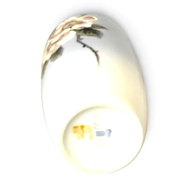 Vase Vildrose med sommerfugl på bagsiden vase no 2630-bund