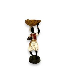 dekorative bronzeskulptur Afrika! 28 cm