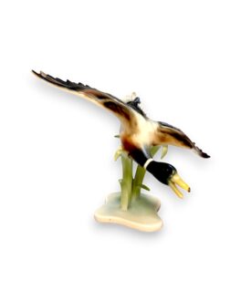 Vintage tysk kaiser keramik porcelænfigur af flyvende and no 322