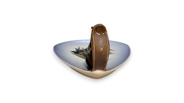 Sjælden Skål med egern fra Royal Copenhagen nr. 981