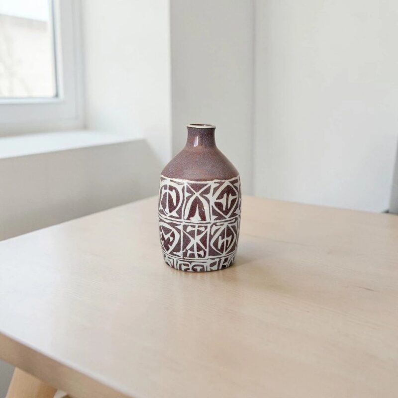 Aluminia Baca Vase Royal copenhagen no 726-3208
