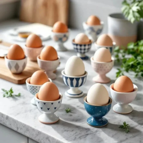 Flere forskellige æggebærger