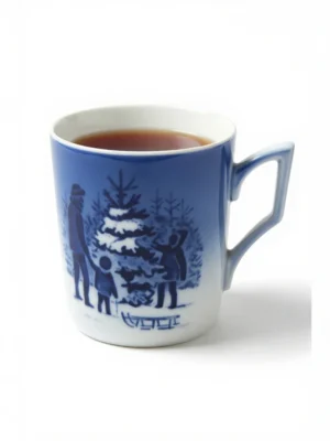 Royal Copenhagen julekop me juletræ år 1979