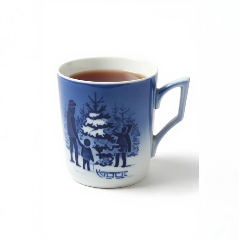 Royal Copenhagen julekop me juletræ år 1979