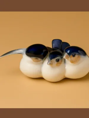 Søde Finker Royal Copenhagen fuglefigur nr.1045