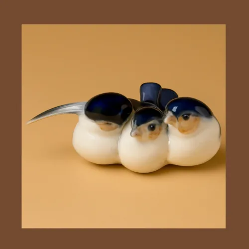 fugle-Photoroom Søde Finker Royal Copenhagen fuglefigur nr.1045