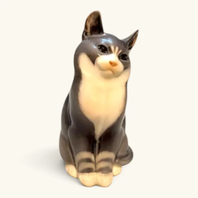 transparent stående kat-