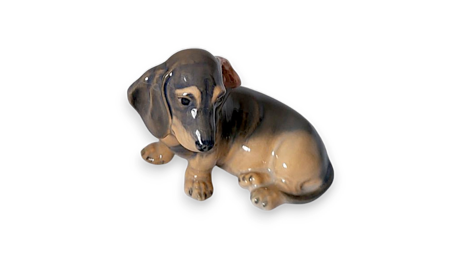 Gravhund, Royal Copenhagen hunde figur nr. 3140