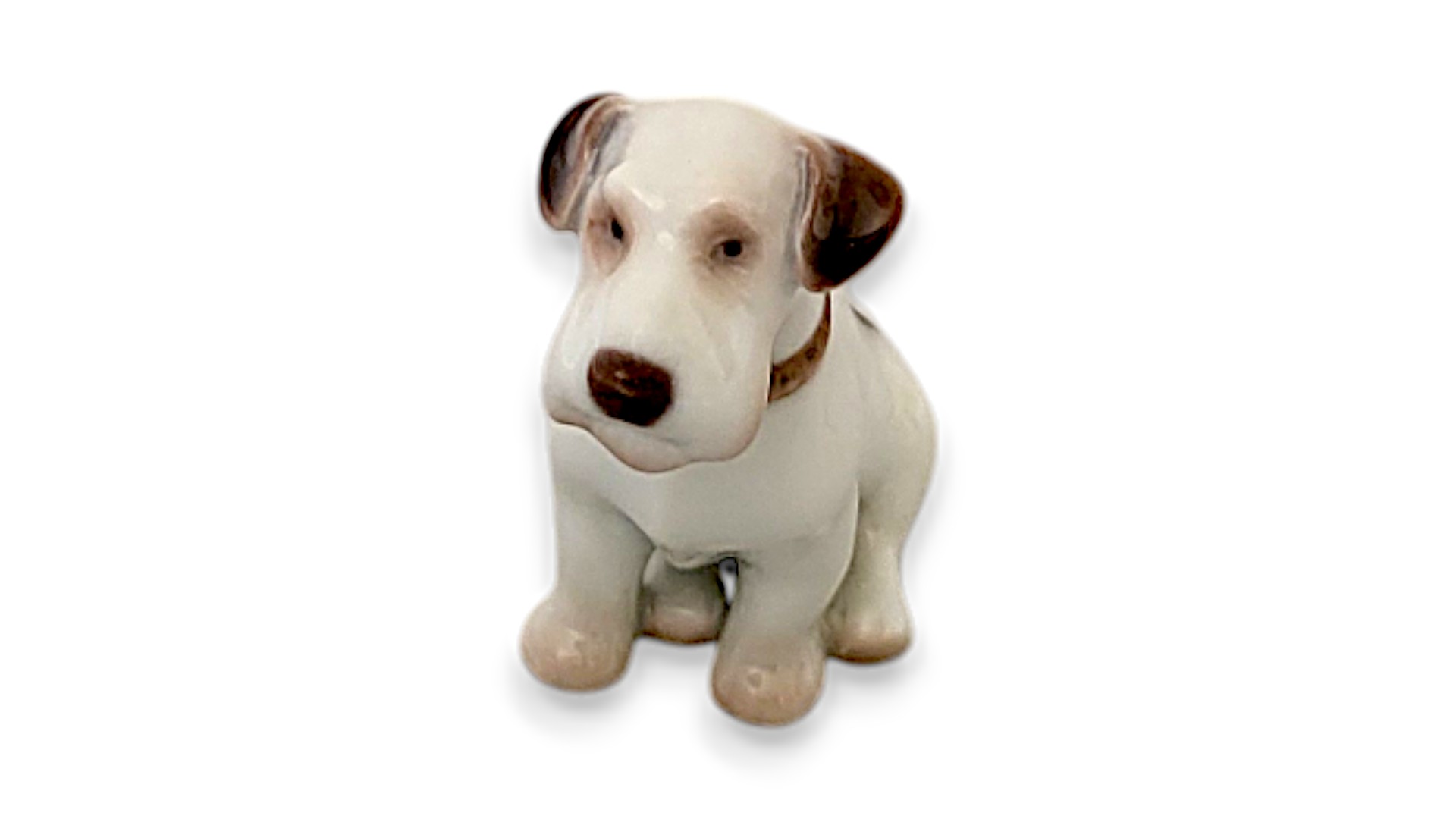 Siddende Sealyham terrier, Bing & Grøndahl figur nr. 2179