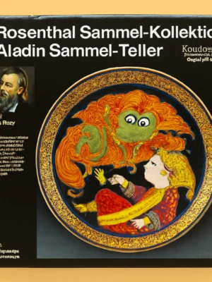 Bjørn Wiinblad platter- Aladin fra Rosenthal ny i æske