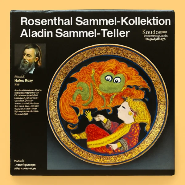 Bjørn Wiinblad platter- Aladin fra Rosenthal ny i æske