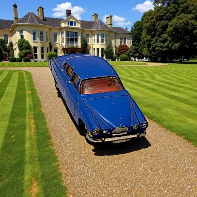 Corgi Toys 238 Jaguar Mark X Sedan med kuffert 21101-59