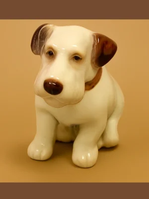 Siddende Sealyham terrier, Bing & Grøndahl figur nr. 2179