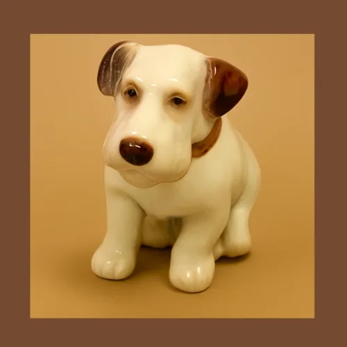 Siddende Sealyham terrier, Bing & Grøndahl figur nr. 2179