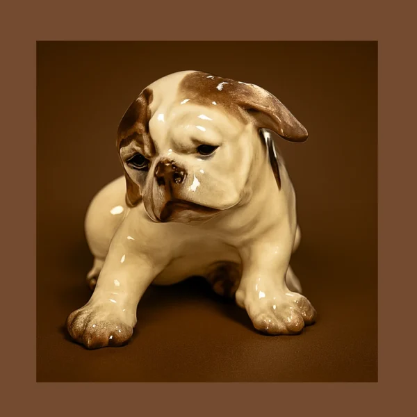 Hvalp-Engelsk Bulldog Dahl Jensen figur nr. 1139