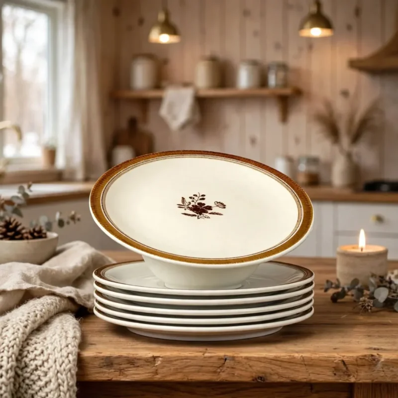 hygge_billede_af en stak tallerkner