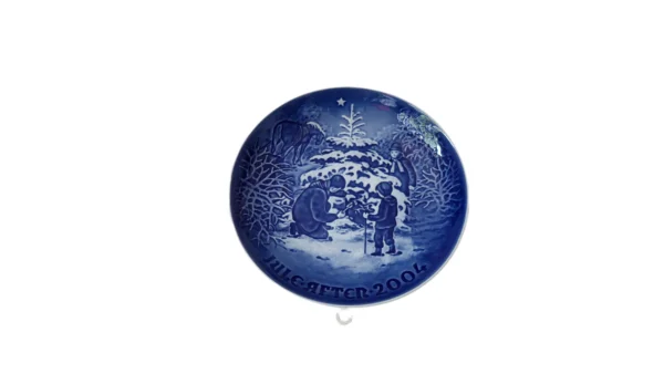 platte af juletæ med børn