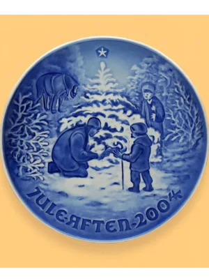 Denne smukke Bing & Grøndahl Juleplatte fra 2004