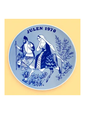 Meget smuk Juleplatte fra 1970 af Josef fra Porsgrund.