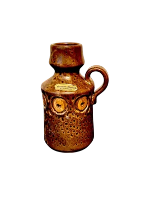 Håndlavet keramik vase/kande fra Løvmose