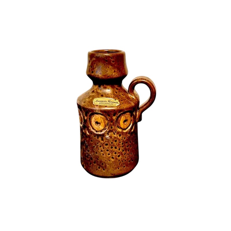 Håndlavet keramik vase/kande fra Løvmose