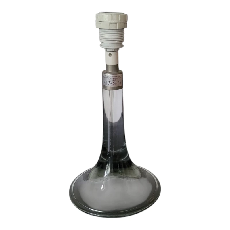 Holmegaard Fanfare bordlampe i grå glas