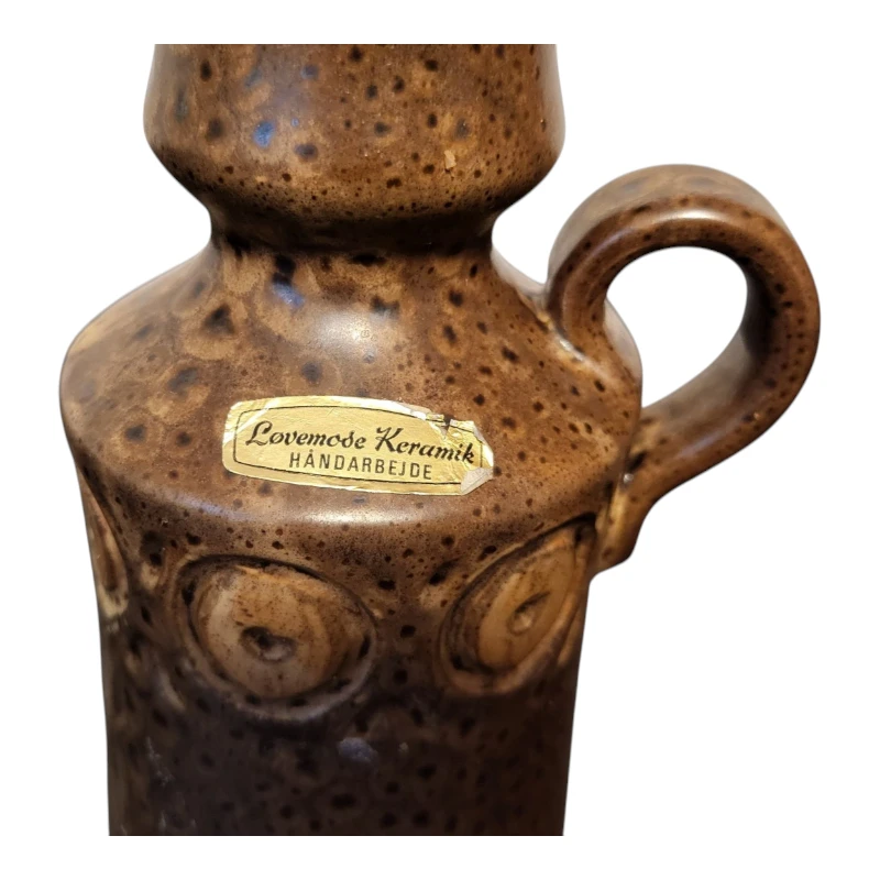keramik kande/vase fra løvmose