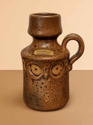 Håndlavet keramik vase/kande fra Løvmose