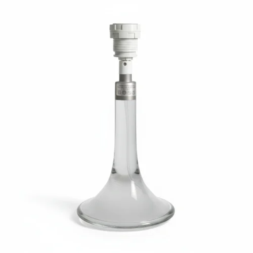 Holmegaard Fanfare bordlampe i grå glas findes i flere farver