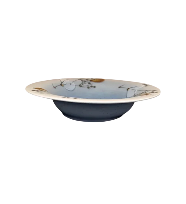 Royal Copenhagen Celeste Blå Skål -fra siden nr967-3841