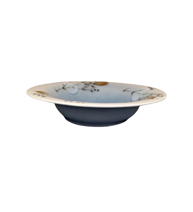 Royal Copenhagen Celeste Blå Skål -fra siden nr967-3841