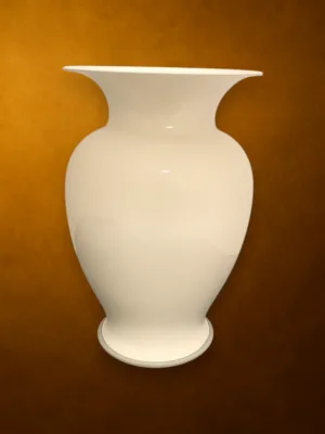 hvid glas vase