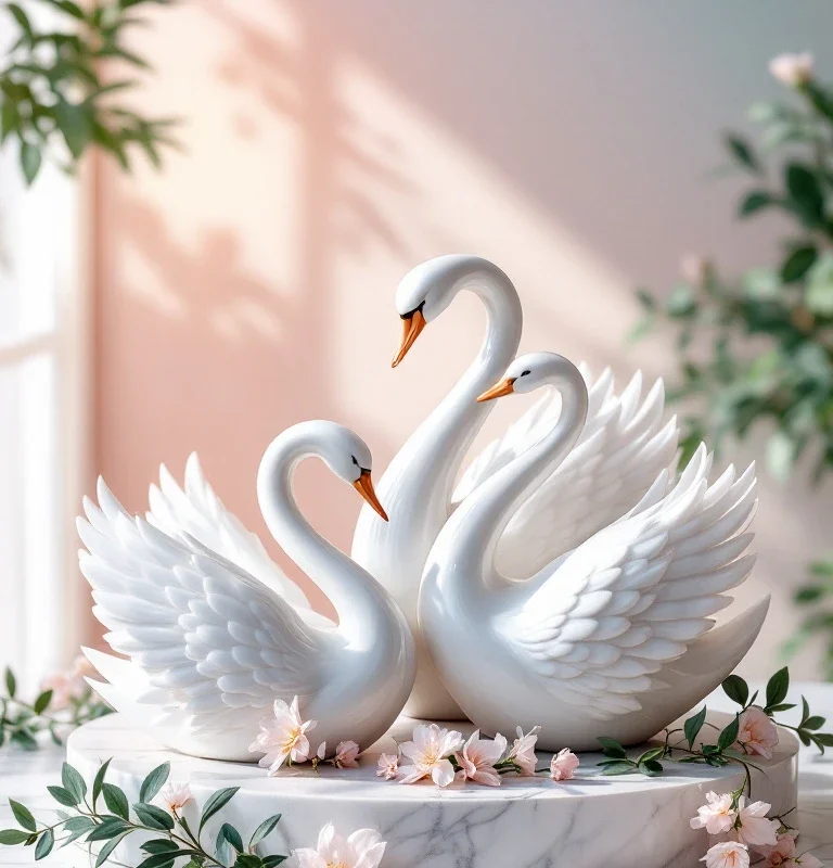 Billede af svane figure-