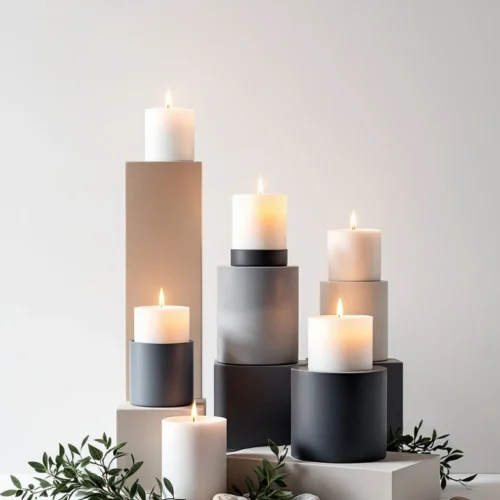 Lys og lysestager-Photoroom Lys og lysestager-Photoroom