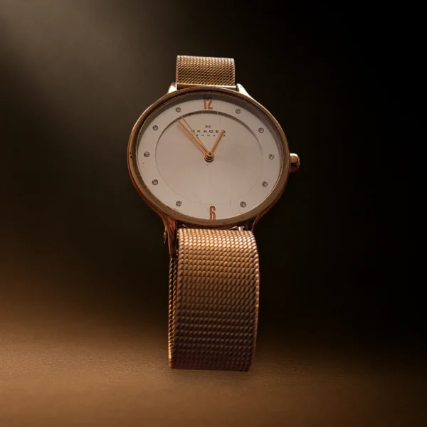 Dameur Skagen Anita Guldfarvet lænke SKW2150