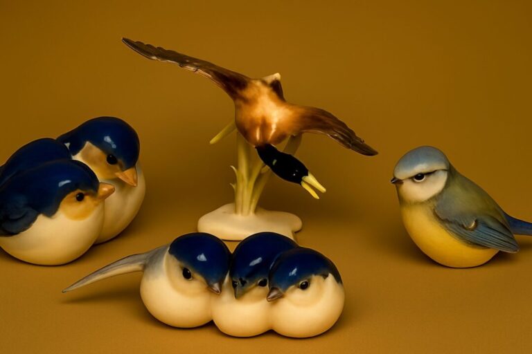 cower billede af fugle figurer