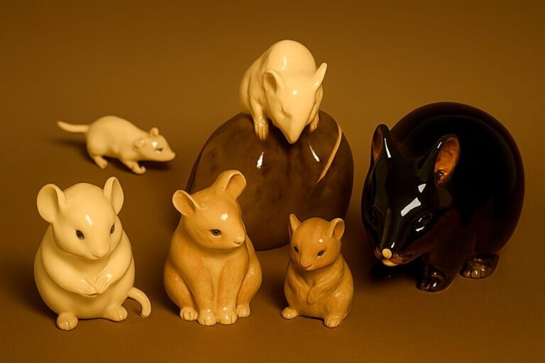 Cower billede af muse figurer