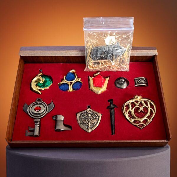 Legend of Zelda pinsæt med detaljer