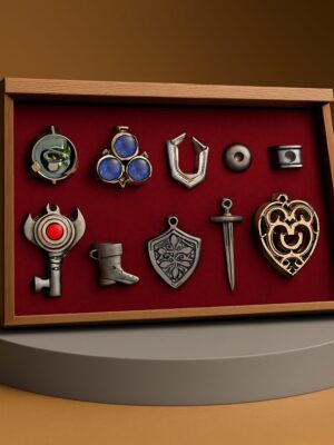 Legend of Zelda pinsæt med detaljer