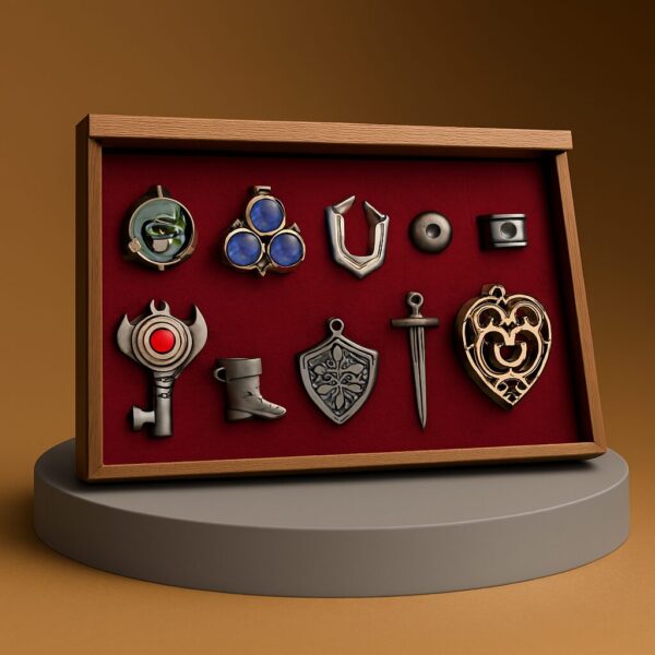 Legend of Zelda pinsæt med detaljer