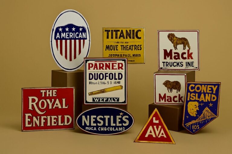 Skilte og emaljeskilte med karakter