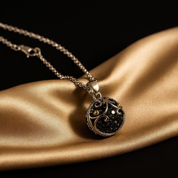 Skiftelys halskæde med udskiftelig kugle