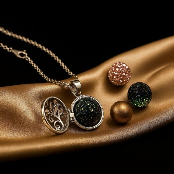 Skiftelys halskæde med udskiftelig kugle