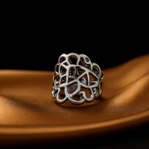 Copilot_20251106_011921 Moderne sølvring med kunstnerisk design