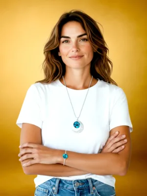 Smykkesæt med modell