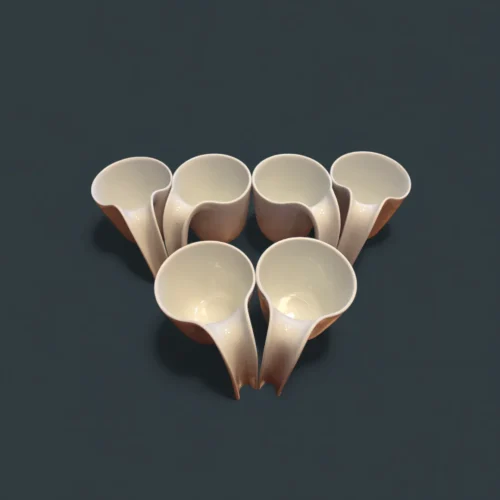 Royal Copenhagen 494 porcelæn krus – Ole Jensen design 1997